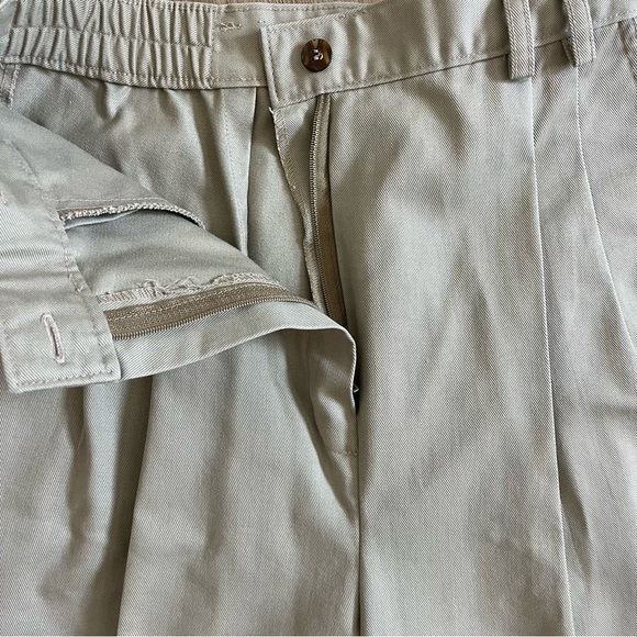 Vintage Allison Daley pleated front 100% cotton chinos work pants women’s size 6 - Picture 4 of 10
